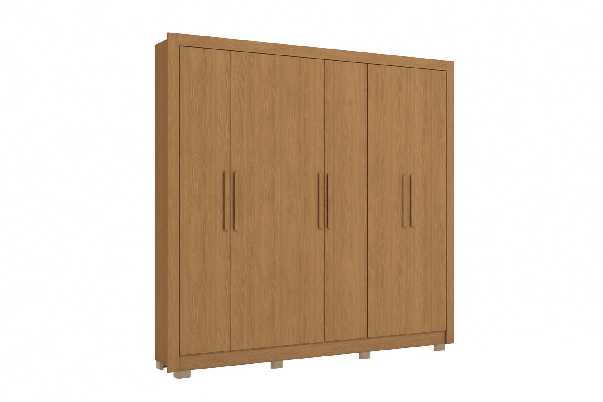 Roupeiro 6 portas | 3 gavetas | com pés