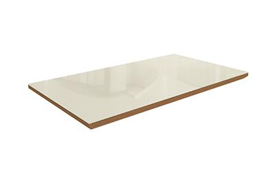 Tampo retangular c/ vidro