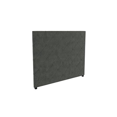 Cabeceira Veludo Chumbo