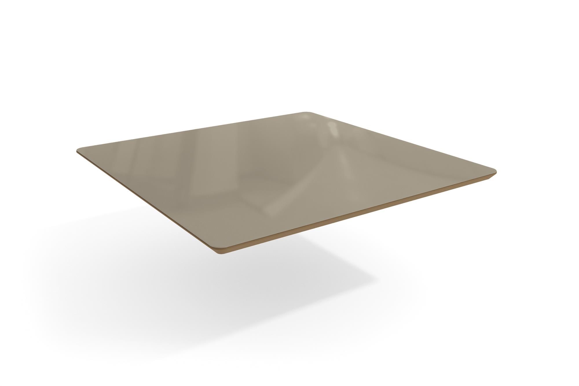 Tampo quadrado c/ vidro