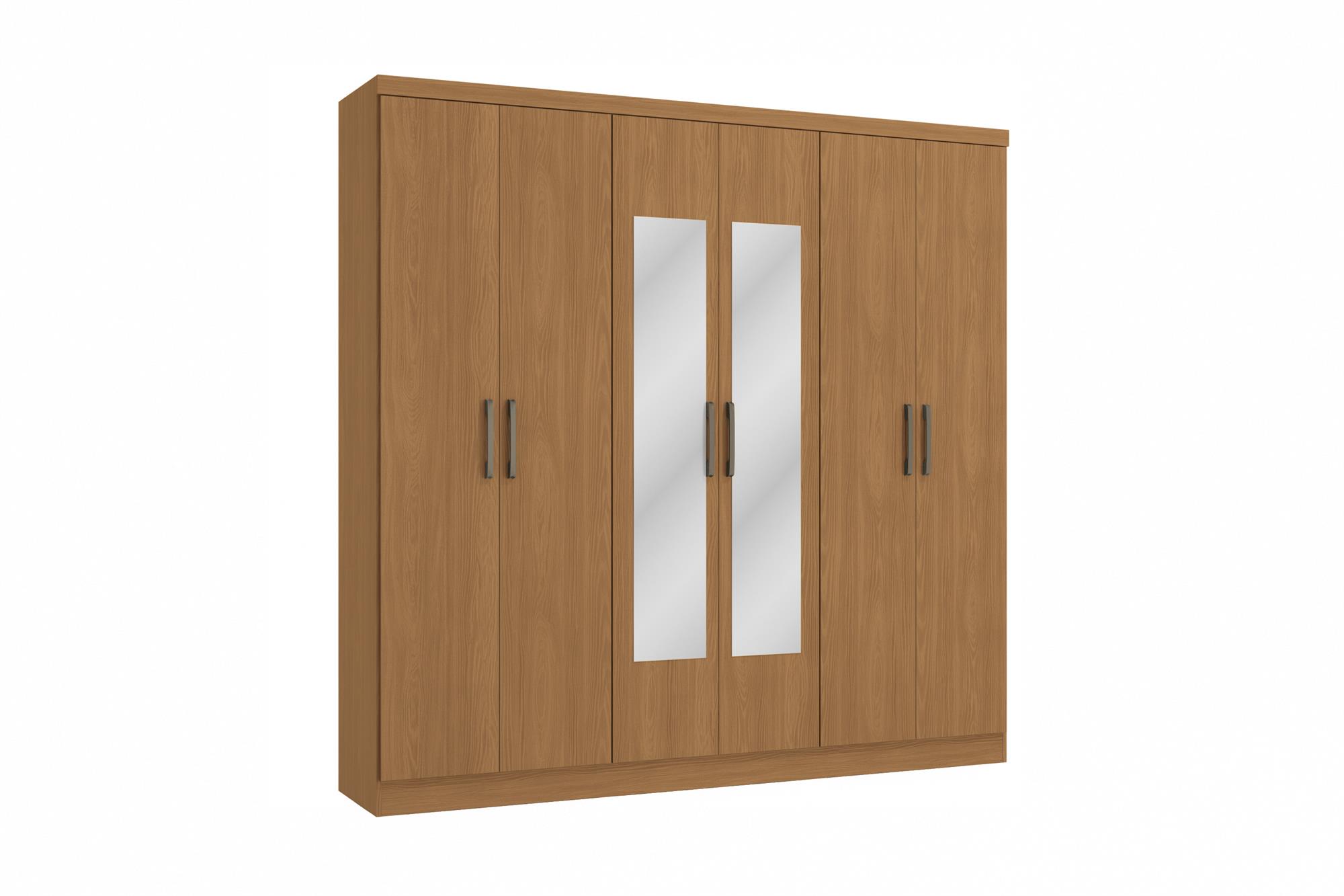 Roupeiro 6 portas | 3 gavetas | espelho