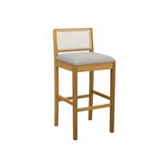 Suede mescla Cinza/Branco c/ tela bege