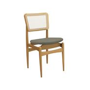 Linho Verde Malva c/ tela bege