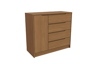 Comoda 4 gavetas | 1 porta 