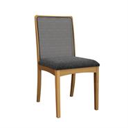 Linho mescla Preto/Branco c/ tela chumbo