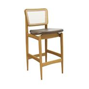 Corino Caramelo c/ tela bege