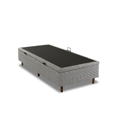 Box Baú Poliester Cinza