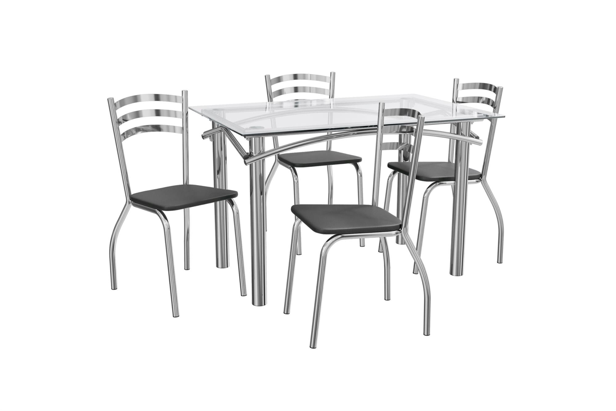 Conj. Mesa Elba c/ tampo e 4 Cadeiras Portugal