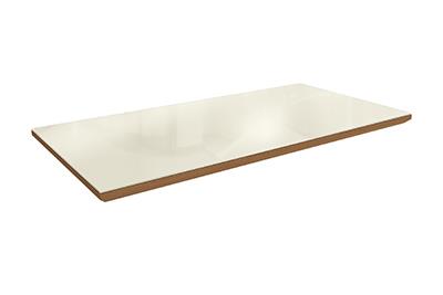 Tampo retangular c/ vidro