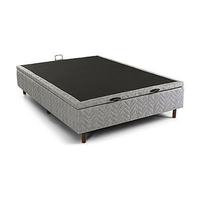 Box Baú Poliester Cinza